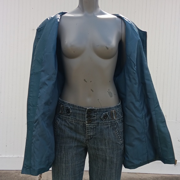 Maggie Barnes Ladies Genuine Luxury Leather Jacket/Coat (2X 22/24W) - Picture 9 of 17